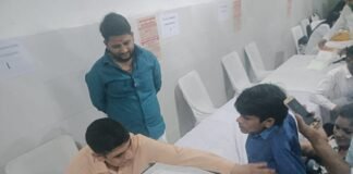 शाही ग्लोबल हॉस्पिटल में स्वास्थ्य शिविर का हुआ आयोजन