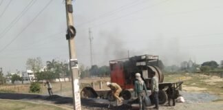 खबर का हुआ असर जागा विभाग बहुरने लगें सड़को के दिन