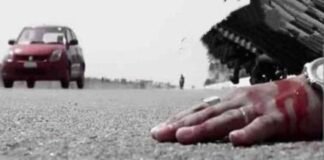 शव को पूरी रात रौंदते रहे वाहन