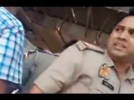 प्रयागराज नैनी फूलमंडी चौकी इंचार्ज उमेश यादव ने शरबत का ठेला लगाने वाले युवक को दी गालियां और बरसाए थप्पड़, विडियो हुआ वायरल