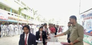 सूर्या एकेडमी में परीक्षा समाप्ति के बाद छात्रों में दिखा प्रवेश का उत्साह.