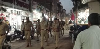 होली को शांतिपूर्ण बनाने की कवायद: एसपी सिटी और सीओ कोतवाली ने संभाली कमान, फ्लैग मार्च के साथ ड्रोन से निगरानी