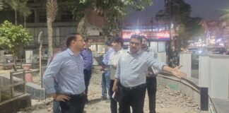 इंदिरा बाल विहार का कायाकल्प: नगर आयुक्त ने लिया विकास कार्यों का जायजा।