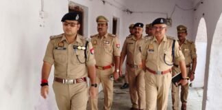 बस्ती में पुलिस की चौकसी: पुलिस अधीक्षक ने थाना पुरानी बस्ती का किया वार्षिक निरीक्षण, दिए सख्त निर्देश।