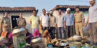 अवैध शराब के खिलाफ बड़ी कार्रवाई: 10 भट्टियां नष्ट, 5 गिरफ्तार।