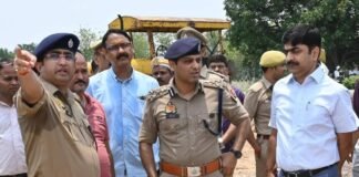 मुख्यमंत्री के आगमन की तैयारियों में जुटा प्रशासन, कमिश्नर-डीआईजी ने लिया जायजा।