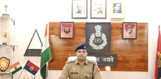 अयोध्या के नए एसएसपी डॉ. गौरव ग्रोवर ने संभाला कार्यभार।
