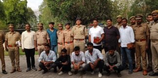 राजघाट में 25 लाख की लूट का 24 घंटे में खुलासा, 5 गिरफ्तार