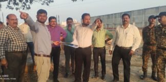 नगर निगम कार्यों का निरीक्षण, ठेकेदारों को सख्त निर्देश