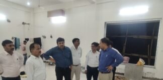 नगर आयुक्त ने सूरजकुंड कल्याण मंडपम का लिया जायजा, पेंटिंग और तेजी के निर्देश