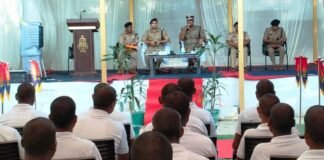 डीआईजी बस्ती ने थाना बांसी का किया औचक निरीक्षण, मोहर्रम और बाढ़ तैयारियों की समीक्षा।