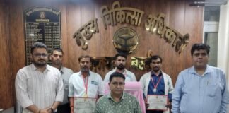 बेहतर रिस्पांस टाइम के लिए 108 व 102 एंबुलेंस कर्मियों का सम्मान