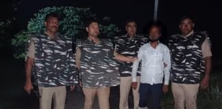 25,000 के इनामी दुष्कर्मी को पुलिस मुठभेड़ में गोली, खलीलाबाद में गिरफ्तार।