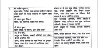 यूपी में 8 आईएएस अधिकारियों का तबादला, नई जिम्मेदारियां सौंपी गईं।