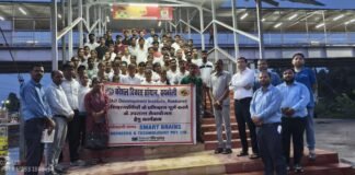 रायबरेली के 70 प्रशिक्षार्थी टी.डी.के. कंपनी, रेवाड़ी के लिए रवाना।