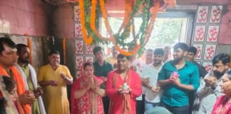 सूर्या ग्रुप के प्रबंध निदेशक का तामेश्वरनाथ धाम में रुद्राभिषेक, माता चंद्रावती की अगुआई में संपन्न।