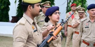 सेनानायक सुश्री प्राची सिंह ने किया परेड व प्रशिक्षण का निरीक्षण