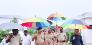 राज्यपाल आनंदीबेन पटेल के दौरे की तैयारियां जोरों पर, पुलिस अधीक्षक ने लिया जायजा।