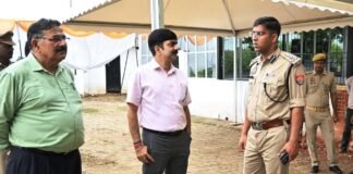 राज्यपाल के दौरे की पुख्ता तैयारी: डीआईजी संजीव त्यागी ने पुलिस को किया ब्रीफ