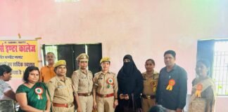 शाहजहां गर्ल्स इंटर कॉलेज में मिशन शक्ति: बालिकाओं को सुरक्षा और आत्मनिर्भरता का पाठ.