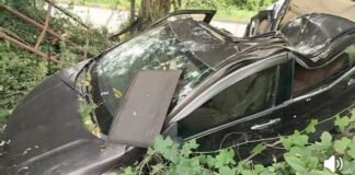 हाईवे पर तेज रफ्तार कार पलटी, सभी सवार गंभीर रूप से घायल