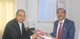 नवागत जिला जज मोहन लाल विश्वकर्मा ने संभाला कार्यभार, निष्पक्ष न्याय की प्रतिबद्धता।