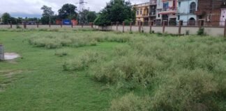 गीडा सेक्टर-5 के पार्कों की दुर्दशा, आवंटियों का गुस्सा।