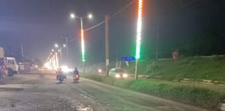 NH-27: गड्ढों का जाल, हर पल हादसों का खतरा।