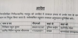 एसएसपी राजकरन नय्यर का बड़ा फेरबदल, गोला और रामगढ़ताल थाना प्रभारियों को हटाया