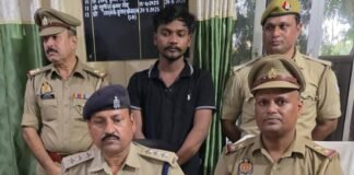 बस्ती कप्तानगंज पुलिस का साहसिक कारनामा: कुख्यात ‘पीके कारतूस’ गिरफ्तार, हथियार व वाहन जब्त