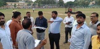 रीजनल स्टेडियम में खेल सुविधाओं को बेहतर बनाने के निर्देश।