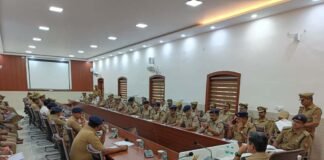 एसएसपी राज करन नय्यर ने पुलिस लाइन में समीक्षा बैठक की, त्योहारी सुरक्षा पर जोर