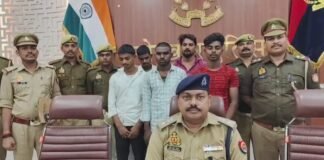 फोरलेन लुटेरों का पर्दाफाश: 5 गिरफ्तार, 2 बाइक बरामद