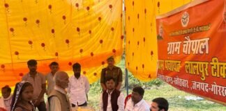 लालपुर टीकर में सीडीओ की ग्राम चौपाल