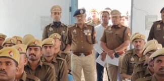 सिद्धार्थनगर में एडीजी जोन मुथा अशोक जैन का वार्षिक निरीक्षण