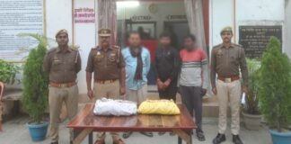 गीडा पुलिस ने चोरी का किया खुलासा: तीन गिरफ्तार, दो बाल अपचारी पकड़े