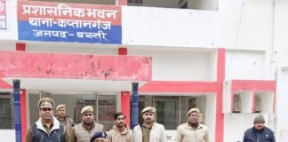 कप्तानगंज पुलिस की मुस्तैदी: घर में चोरी करने वाला आरोपी मय माल गिरफ्तार