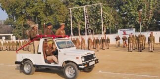 गणतंत्र दिवस परेड की रिहर्सल का पुलिस अधीक्षक ने किया टोलीवार निरीक्षण, दिए सुधार के निर्देश