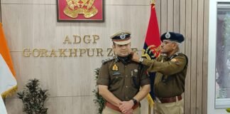 पिपिंग सेरेमनी: एडीजी जोन मुथा अशोक जैन ने एसएसपी राज करन नय्यर को डीआईजी रैंक पर किया पदोन्नत