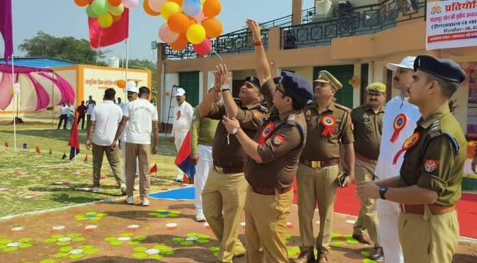 अन्तरजनपदीय हैण्डबाल क्लस्टर प्रतियोगिता 2026 का भव्य उद्घाटन: एसपी संदीप कुमार मीना ने फीता काटकर किया शुभारंभ, खिलाड़ियों का उत्साहवर्धन