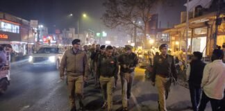 नवागत एसएसपी डॉ. कौस्तुभ ने कैंट क्षेत्र में किया पैदल गश्त, सुरक्षा व्यवस्था परखी