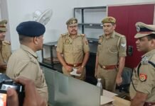 डीआईजी ने पुलिस लाइन व कार्यालय का किया वार्षिक मुआयना