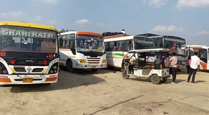 नंदानगर बस पार्किंग पर नगर निगम की अचानक कार्रवाई, ठेकेदार ने उठाए सवाल