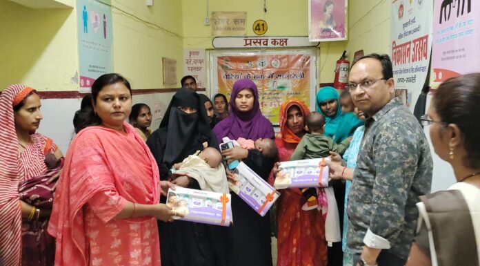 कन्या जन्मोत्सव: बेला बेला सामुदायिक स्वास्थ्य केंद्र में 7 नवजात बेटियों का स्वागत, माताओं को योजनाओं की दी जानकारी