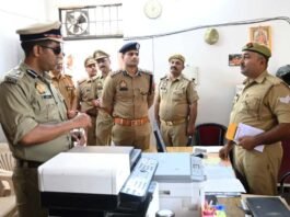 डीआईजी बस्ती ने क्षेत्राधिकारी कलवारी कार्यालय का औचक निरीक्षण किया, दिए सख्त निर्देश