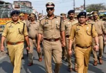 डीआईजी संजीव त्यागी ने क्षेत्राधिकारी धनघटा कार्यालय व थाना धनघटा का औचक निरीक्षण