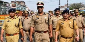 डीआईजी संजीव त्यागी ने क्षेत्राधिकारी धनघटा कार्यालय व थाना धनघटा का औचक निरीक्षण