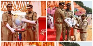 बस्ती पुलिस लाइन में भव्य दीक्षांत परेड: मंडलायुक्त व डीआईजी ने ली सलामी, रिक्रूट आरक्षियों को दिलाई शपथ
