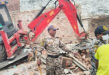 अवैध कब्जे पर चला बुलडोजर, नगर निगम की 18 डिसमिल भूमि हुई मुक्त