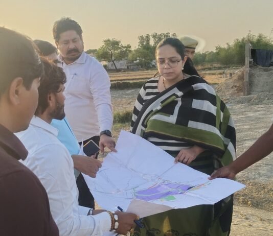 धुरियापार में सीईओ अनुज मलिक का स्थल निरीक्षण, विकास कार्यों को तेज गति देने के निर्देश